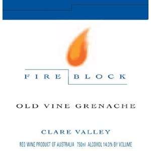  Fire Block Grenache Old Vine Clare Valley 2005 750ML 