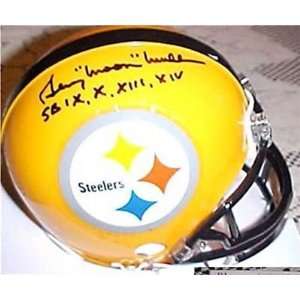 Gerry Mullins Autographed Mini Helmet   75th Ann JSA   Autographed NFL 