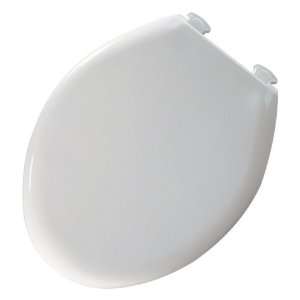 Westport Elongated White Easy Clean & Change Slow Close Toilet Seat 