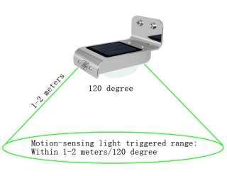   Solar Light Outdoor Garden Wall Lamp Motion Sensor Waterproof  