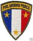 philippine ground force unit patch wwii reproduction  