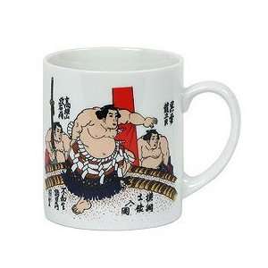  10 oz. Sumo Tournament Mug Made In Japan