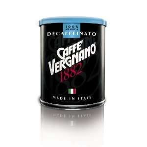 Caffe Vergnano 1882 Decaffeinated Espresso   8.8 oz can  