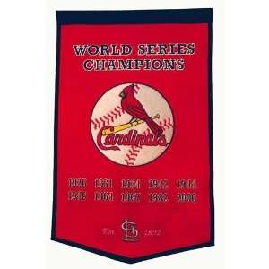  St. Louis Cardinals Embroidered 36x24 Wool Banner Sports 