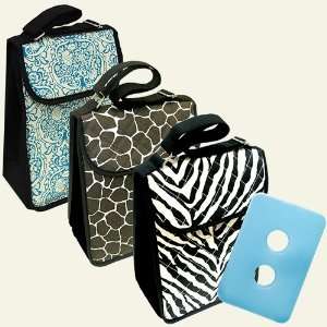   Insulated Designer Lunch Bag with Removable Ice Pack