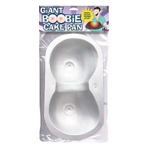   Giant Boobie Cake Pan and 2 pack of Pink Silicone Lubricant 3.3 oz