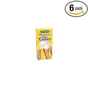 Edward & Son Cones Sugar Organic, 5 Ounce Boxes (Pack of 6)