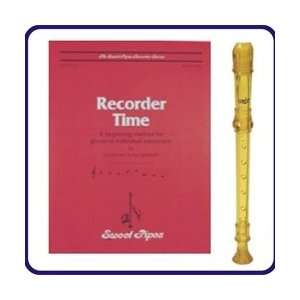  Yellow Cantos Recorder & Recorder Time Book Musical Instruments