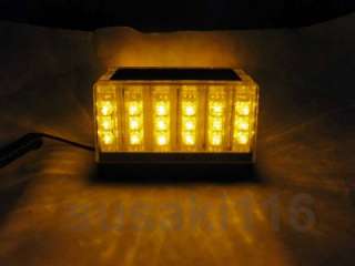 Car 48 LED Emergency Truck Flash Strobe Light Amber  