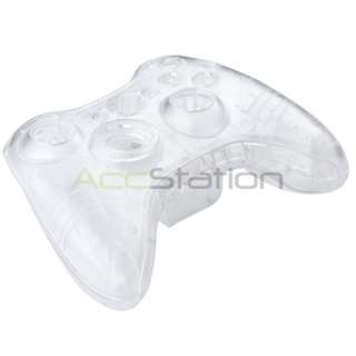 Crystal Shell Case Accessory Bundles For Xbox 360 Controller  