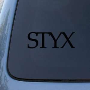  STYX   Vinyl Car Decal Sticker #1873  Vinyl Color Black 