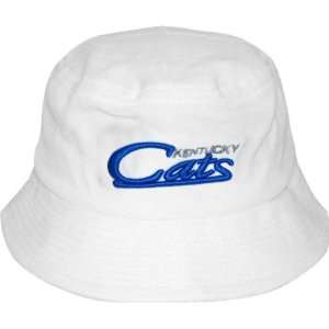 Kentucky Wildcats White Bucket Hat 