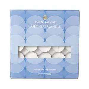    White Tealights Colonial Candle   Set of 50