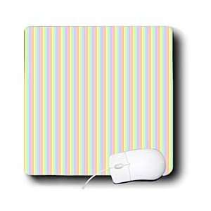   Designs Prints and Patterns   Pastel Thin Rainbow Stripe   Mouse Pads