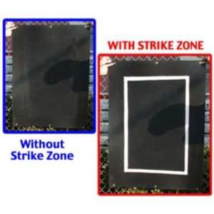  4ft x 3ft. Rubber Mat w/ Strike Zone