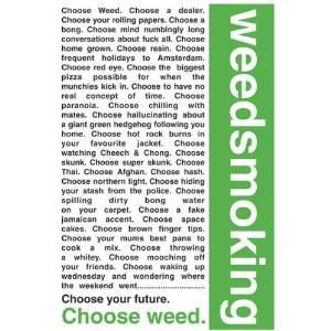 Weed Smoking 24 x 36 Poster