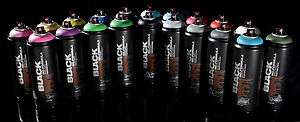 Montana Black Line Spray Paint   12 Cans +  (All Colors 