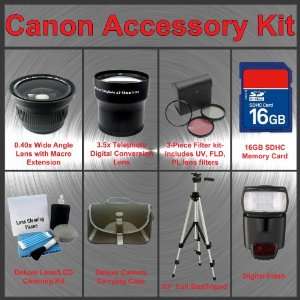 Canon T3i 600D & T2i 550D Digital SLR Camera Accessory Kit   The Kit 