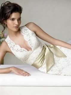 White/Ivory Lace Wedding Dress Evening Dress Ball PROM Bridal Gown 