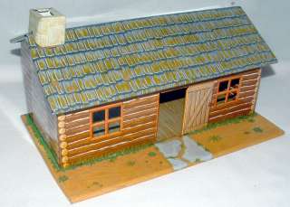 1950s MARX EARLY VERSION FORT DEARBORN PLAYSET w TIN CABIN IN DISPLAY 