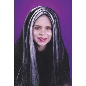  Wig Child Blk Wht Streaks Toys & Games