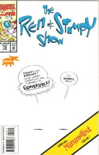 The Ren & Stimpy Show Marvel Comic #19, 1994 NEAR MINT  