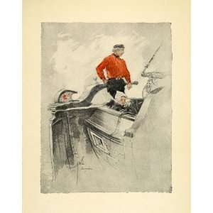 1909 Print Stern River Boat Leeuwarden Portrait George Wharton Edwards 