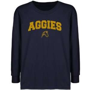  UC Davis Aggies Youth Navy Blue Logo Arch T shirt Sports 