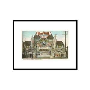  Union Stockyards, Chicago, Illinois Pre Matted Poster 