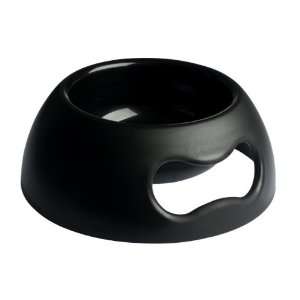  Petego United Pets Pappy Pet Food and Water Bowl, Black 