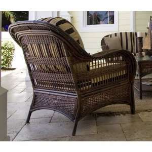  St. Kitts Patio Wicker Lounge Chair Fabric SU 701 Patio 