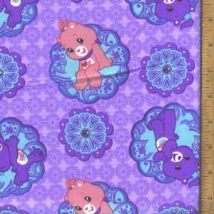  44 Wide Fabric Care Bears Sweet Dreams Fabric By the 