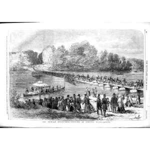    1853 Chobham Encampment Pontoons Virginia Water