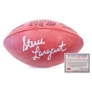  Steve Largent Seattle Seahawks NFL Hand Signed Football 
