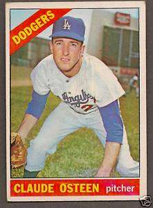 CLAUDE OSTEEN, L. A. Dodgers — 1966 Topps Card #270  