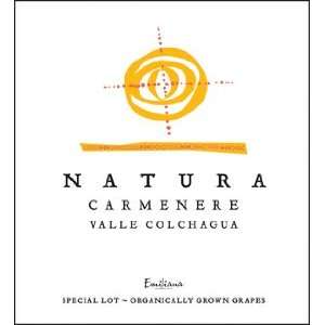  2008 Natura Carmenere 750ml Grocery & Gourmet Food