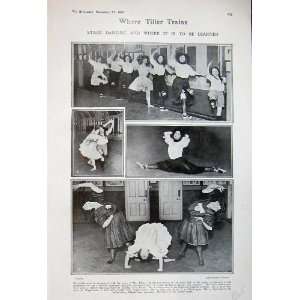  1907 Stage Dancing Girls Pantomime Ballet Lola Green