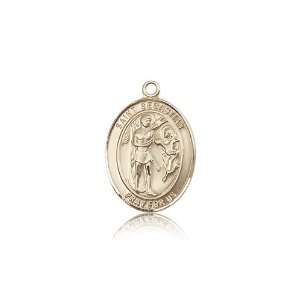   Included In A Grey Velvet Gift Box Patron Saint of Athletes/Soldiers