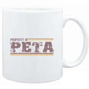  Mug White  Property of Peta   Vintage  Female Names 