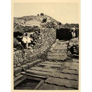  1930 Axum Ethiopia Aksumite Great Stelae Monolith Ruins 