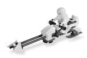 Lego Star Wars Snow Trooper with Speeder Bike  NEW  starwars minifig 