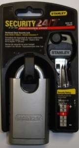 Stanley 24/7 Hardened Steel Security Lock S828 145  