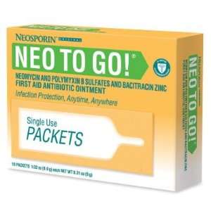  Pfizer Neosporin Medication Pack,Infection   10 / Box 