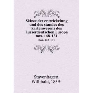   Europa. nos. 148 151 Willibald, 1859  Stavenhagen  Books