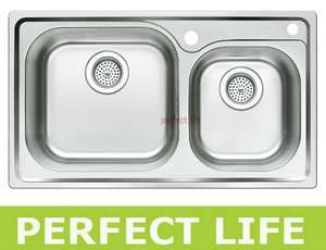 Double bowl Stainless steel sink 4 kitchen & basin with tap WK 8245A 
