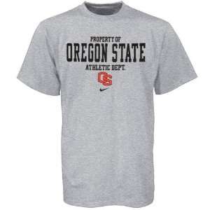  Nike Oregon State Beavers Youth Ash Property Of T shirt 