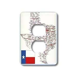  Florene Décor II   Framed State Of Texas With State Flag 