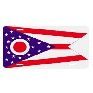  Ohio Oh State Flag Vanity Auto License Plate Tag 