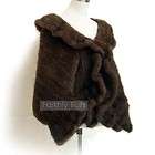 mink fur knitted cape shawl stole pon cho scarf wrap $ 349 00 listed 