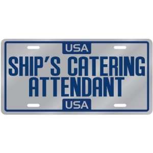  New  Usa Ships Catering Attendant  License Plate 